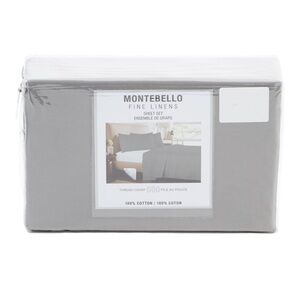 MONTEBELLO 600tc Sheet Set In Grey